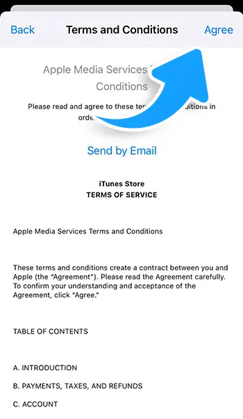 Step 4 - Accept the terms