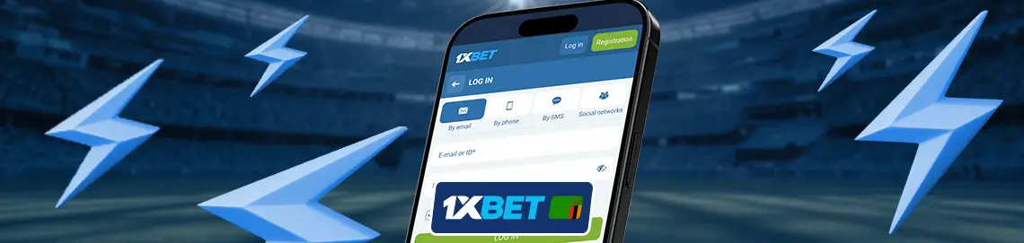 1xBet account registration in Zambia