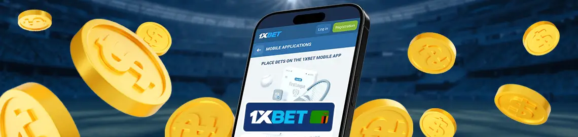1xBet mobile welcome bonus and other promotions in Zambia