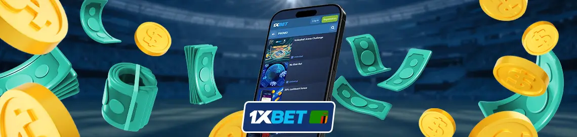 1xBet Welcome bonus details for Zambia