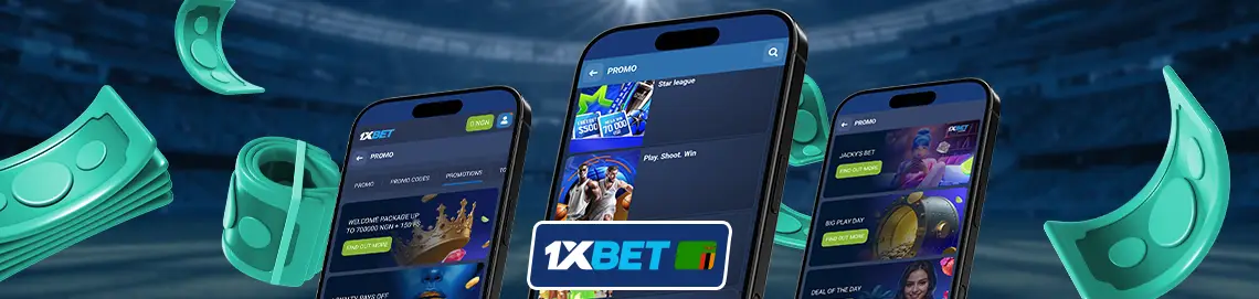 Bet with 1xBet bonuses in Zambia